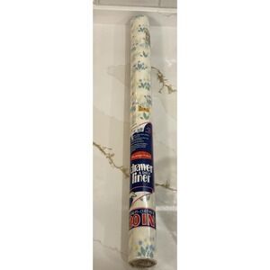 Vintage Rubbermaid Shelf Drawer Liner Tulip‎ Garden 20 in x 8.3 sq ft New Sealed